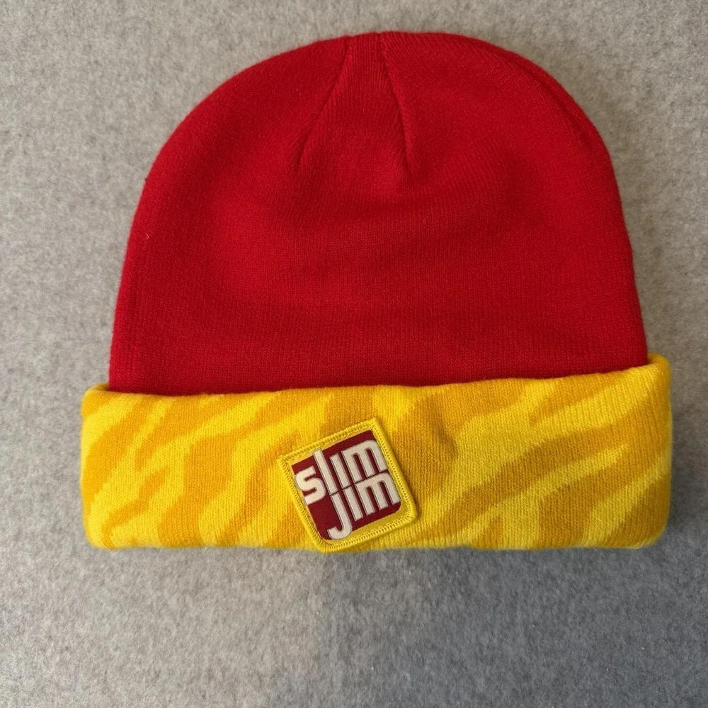 Y2K Slim Jim Long Boi Gang Embroidered Logo Men's Women's Beanie Cap Hat New